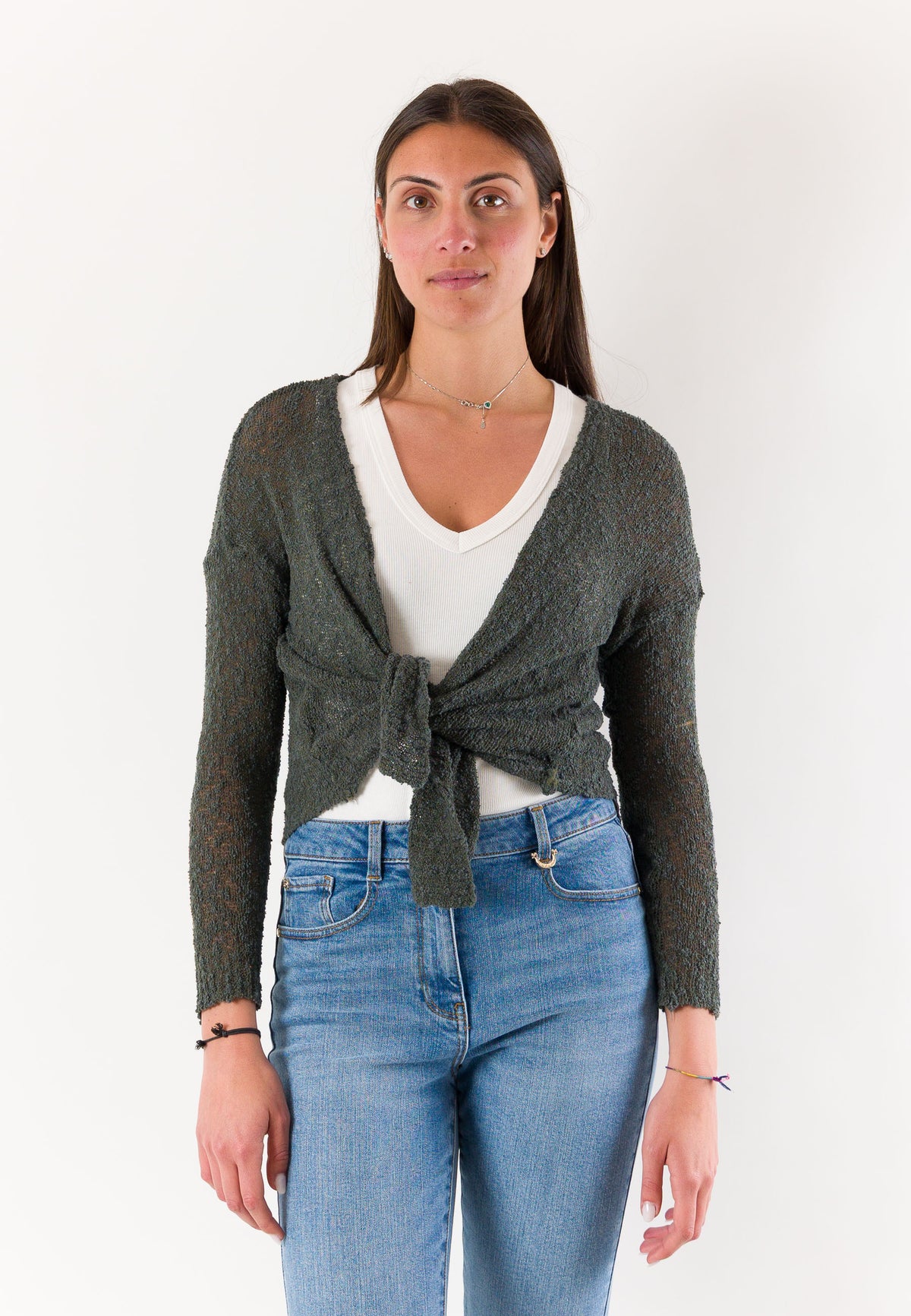 bolerino aperto in cotone A0383