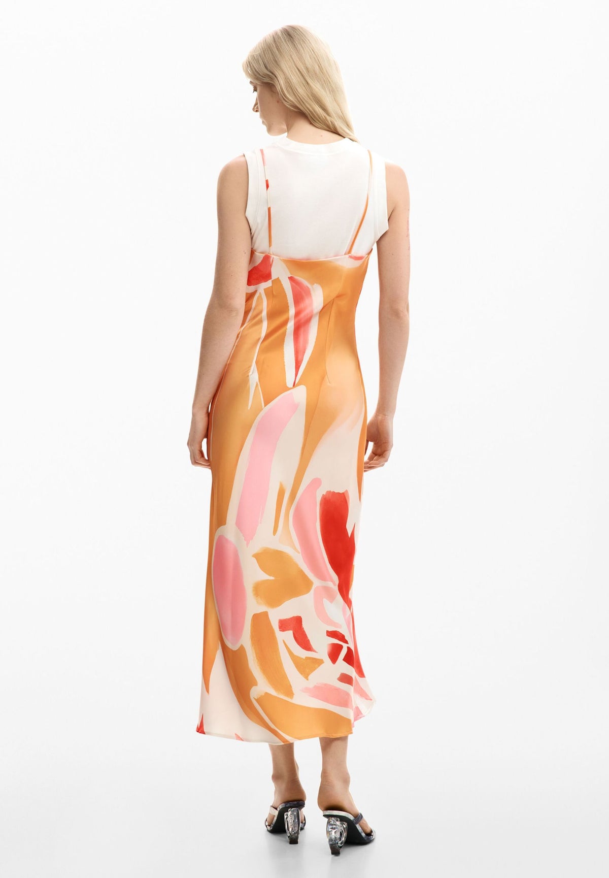 DESIGUAL Women's Orange Dresses