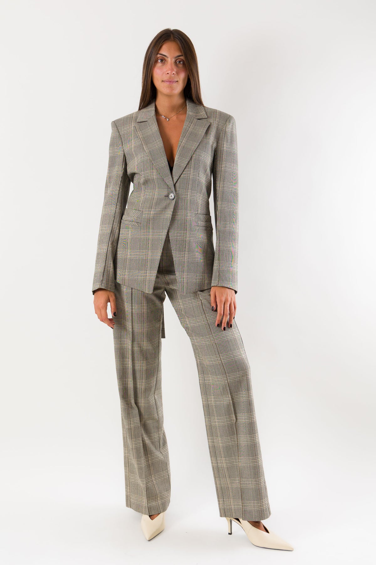Giacca check Patrizia Pepe 8S0040C8003