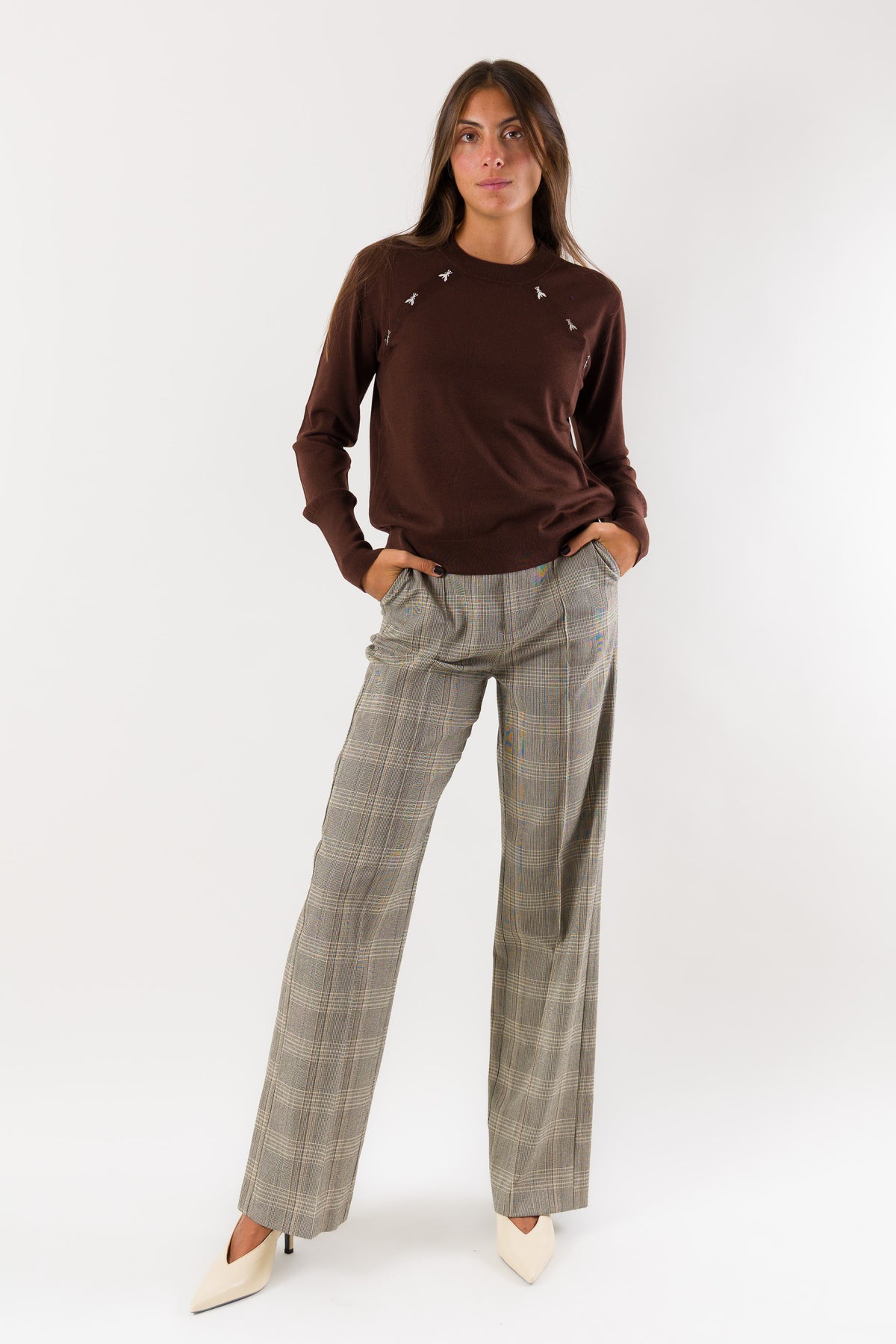 Pantaloni principe di galles 8P0355
