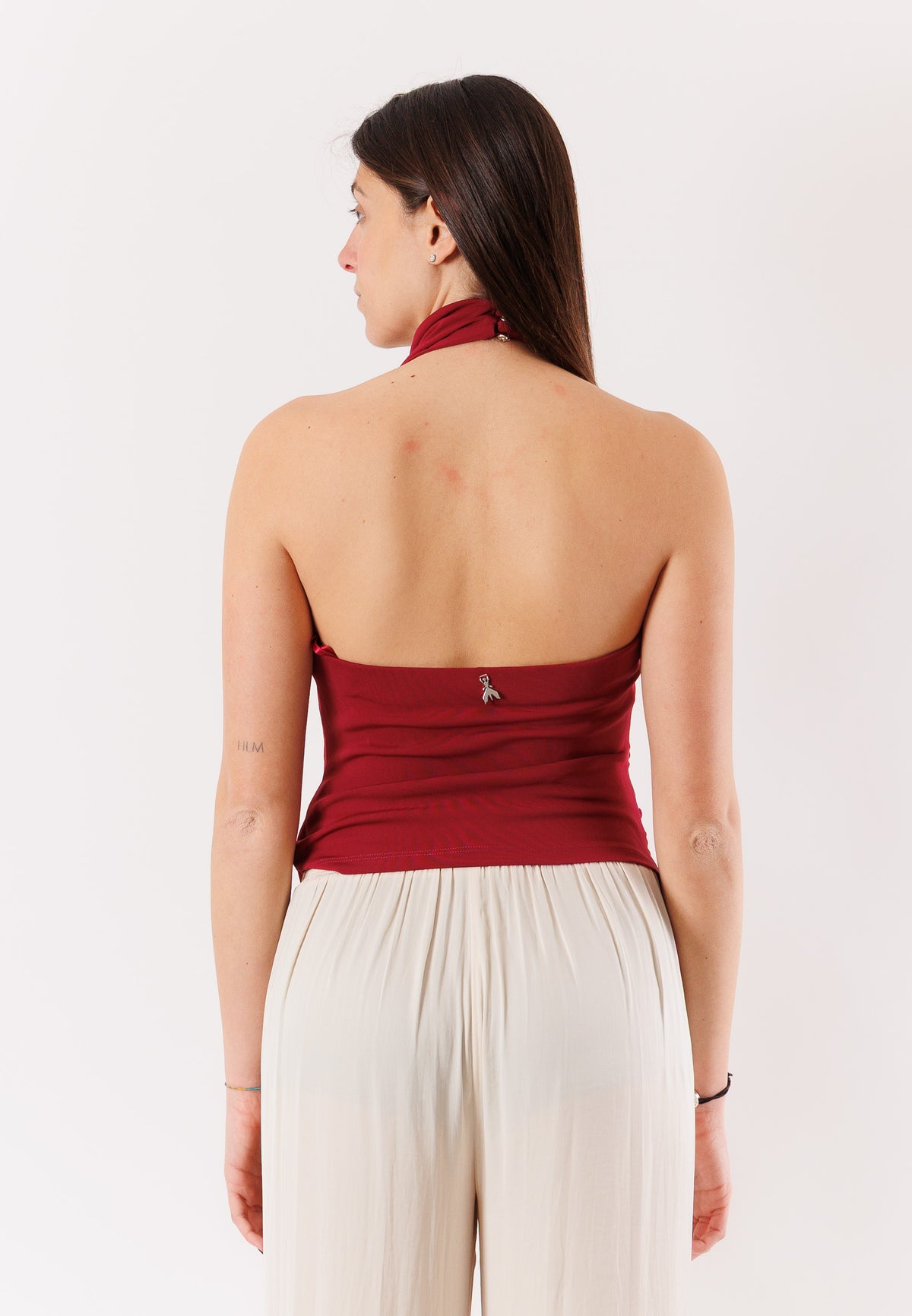 PATRIZIA PEPE Women's Summer Burgundy Sweater