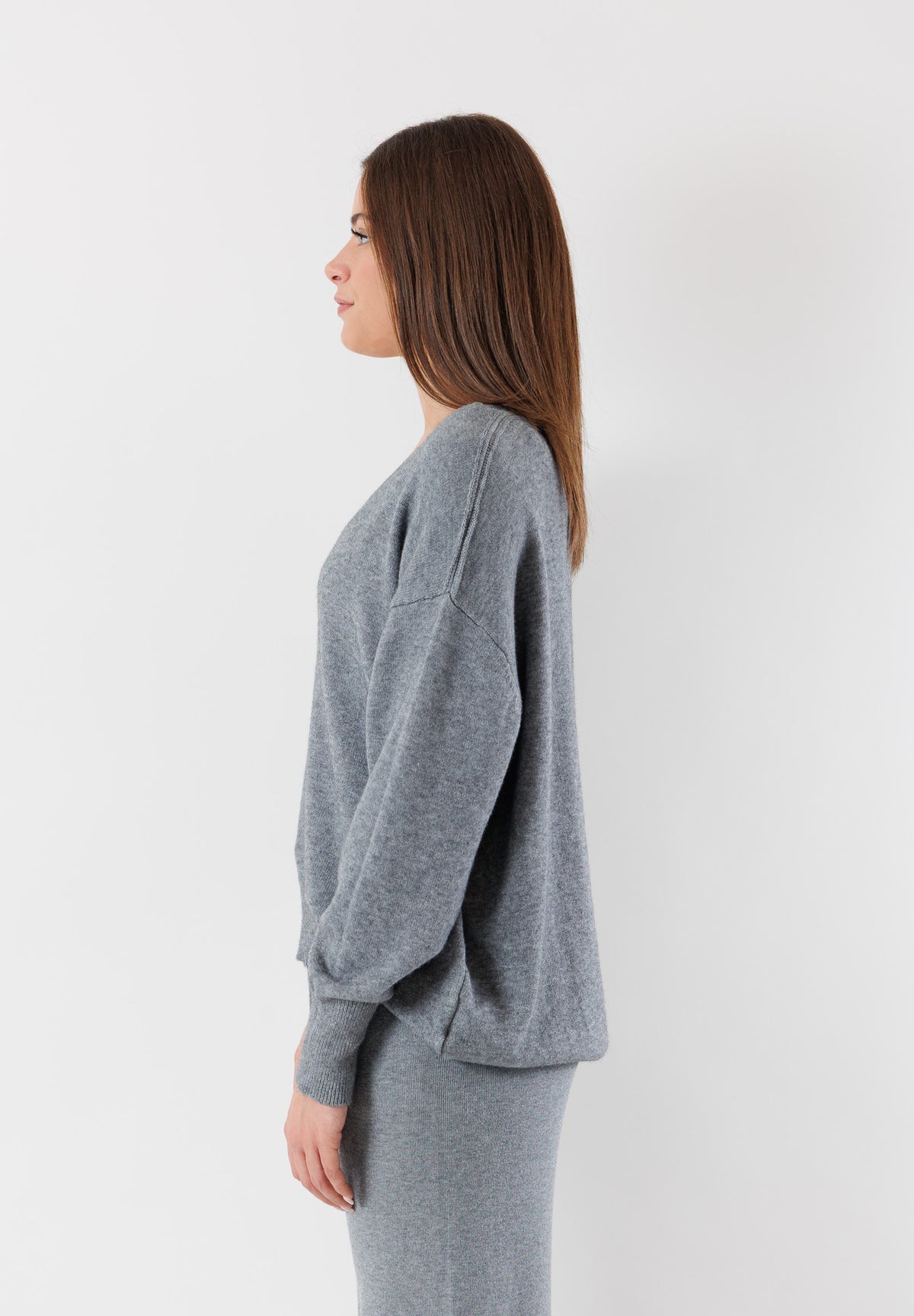 BY09074GREY - Sweater - B,YU